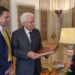 Consegna della collana sui grandi artisti rinascimentali al presidente Mattarella 7