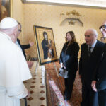 Città del Vaticano 12 gennaio 2024: Dono della Salus Populi Romani a papa Francesco 2
