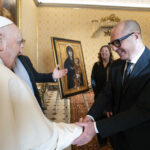 Città del Vaticano 12 gennaio 2024: Dono della Salus Populi Romani a papa Francesco 3