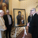 Città del Vaticano 12 gennaio 2024: Dono della Salus Populi Romani a papa Francesco 7