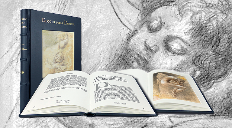 Elogio della Donna  - Volume con Serigrafia e Tavole 14