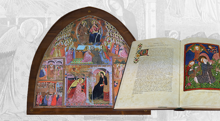 La pala della Porziuncola e i fioretti di san Francesco 7