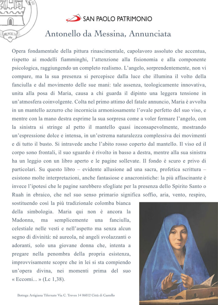 La Vergine Annunciata di Antonello da Messina e il volume su Roma: Le Magnifiche Pinacoteche 16