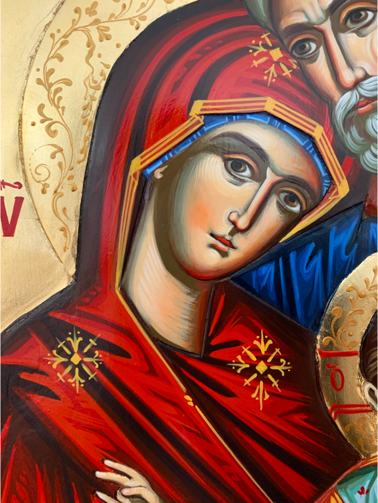 L’ICONA DELLA SANTA FAMIGLIA. SCUOLA MACEDONE DI AGHION OROS 5