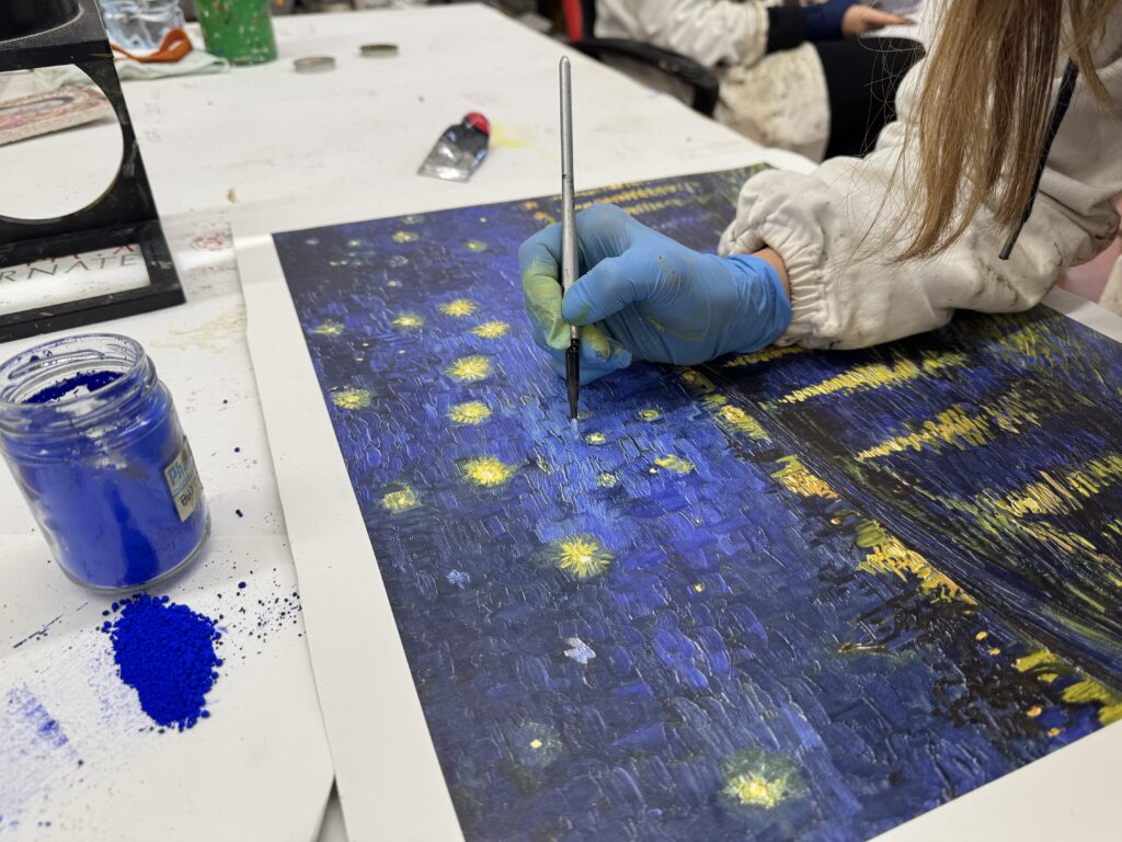 Notte Stellata sul Rodano di Vincent van Gogh e il volume L’arte cristiana in Italia. Età Moderna e Contemporanea 2