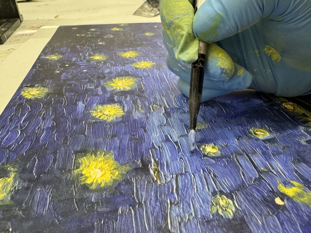 Notte Stellata sul Rodano di Vincent van Gogh e il volume L’arte cristiana in Italia. Età Moderna e Contemporanea 3