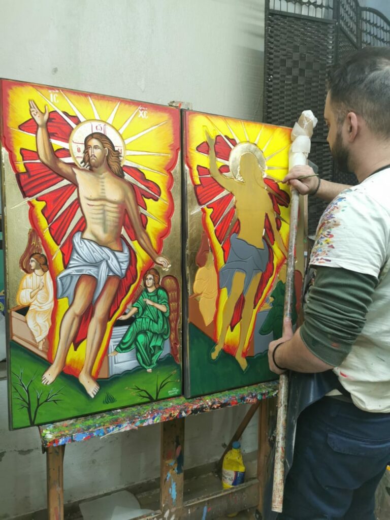 San Pietro in Vaticano: I Mosaici e lo Spazio Sacro, insieme all'Icona della Risurrezione di Gesù Cristo